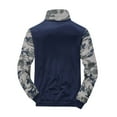 thumbnail image 4 of Men's Turtleneck Sports Camouflage Jacket Casual Comfort Long Sleeve Pants Set, 4 of 4