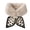 Khaki, variant on AWZXDE Winter Women Knitted Pattern Collar Warm Scarf Stylish Versatile Neck Warmer Khaki