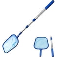 thumbnail image 1 of Pool Skimmer Net With Pole, Pool Net Fine Mesh Telescopic Pole Leaf Skimmer Mesh For Swimming Pool Hot Tub Spa Pond Cleaning, 1 of 5