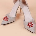 thumbnail image 3 of serony 2Pcs Rhinestone Shoe Clips Jewelry Crystal Shoe Buckle Wedding Dress Diamond, 3 of 7