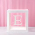 thumbnail image 1 of Baby Girl Birthday Party Decorations Letters Box Kit White Transparent Boxes Wedding Confession Scene Arrangement Balloon Gift Box, 1 of 9