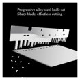 thumbnail image 4 of Binding Machine 21 Hole Rubber Ring Clamp Strip A3 Comb Binding A4 Document Cover Punching, 4 of 5