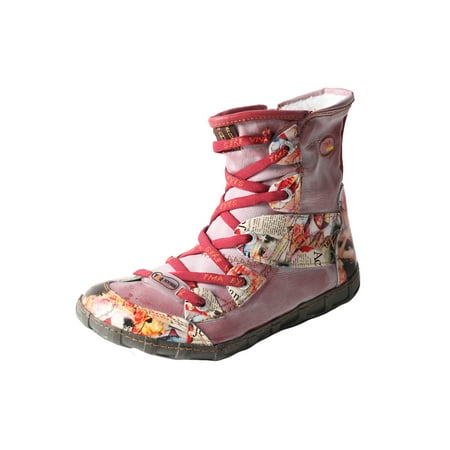 

TMA EYES Women s Camo PU Leather Fashion Short Duck Boots