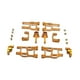 thumbnail image 5 of 1:10 RC Car Parts Repuestos Aleación de aluminio Accesorios profesionales para RC Car Oro, 5 of 9