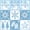 Dark Blue, variant on Erosebridal Cartoon Snowman Twin Quilt Set 2 Pieces,Merry Christmas Twin Coverlet Set,White Red,1 Bedspread and 1 Pillowcase