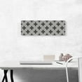 thumbnail image 2 of ARTCANVAS Diamond Black White Cross Panoramic Pixel Jewel Canvas Art Print - Size: 36" x 12" (0.75" Deep), 2 of 9