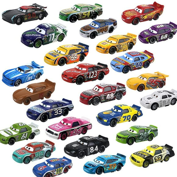 Disney Pixar Cars 2 3 Metal Alloy Diecast All Number Coding Car Model