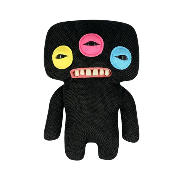 Annoyed Alien Limited Edition 22cm Plush Toy Funny Ugly Monster Doll Mutant(black)
