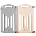 thumbnail image 1 of Baby Playpen UANLAUO plegable con puerta de extensión de 2 paneles, 1 of 7