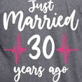 thumbnail image 3 of CafePress - 30Th 30 Year Wedding Anniversary Gift Couples Husb Men's Deluxe T Shirt - Mens Tri-blend T-Shirt, 3 of 4