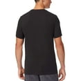thumbnail image 3 of 3-6 Pack Men's 100% Cotton Tagless Crew Neck T-Shirt Undershirt Tee (Medium, Black, 6 Pack), 3 of 3