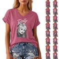 thumbnail image 4 of JINGTIAN Dolly Graphic Tee for Women Vintage Country Music T-Shirt Western Nashville Shirt Short Sleeve Crew Neck Concert Outfit Gift, 4 of 6