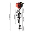thumbnail image 5 of Aiqidi Silver Marine Steer 50cm Shaft 2.3HP 2 Stroke Outboard Motor with Pull Start, 5 of 12