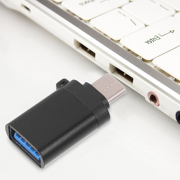OULII Back to School OTG Type-C Adapter Usb-C to Usb Adapter Black 2Pcs