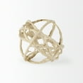thumbnail image 2 of Mercana Kali 4.5L X 4.5W X 4.5H Small Beige Decorative Metal And Paper Object, 2 of 8