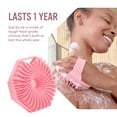 thumbnail image 4 of Exfoliante Body Scrubber Sud de silicona antimicrobiano, rosa, 4 of 7