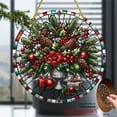 thumbnail image 7 of 2D Flat Products A Christmas Sunshine Hanging Ornament - Festive Pine Cone Colored Window Hanging, Suitable for Interior Wall Art in Living Room, Bedroom, Unique Home Decoration And  8*8inch, 7 of 7