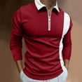 thumbnail image 4 of Gubotare Mens Polo Shirts Long Sleeve Mens Polo Shirt Men's Long Sleeve Polo Shirts Regular Fit Casual Golf Polo Shirts (,XXL), 4 of 5