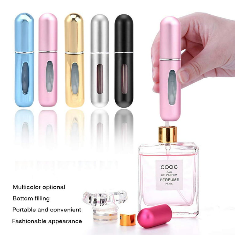 5 Pack Mini Refillable Perfume Atomizer Bottle,Portable Perfume