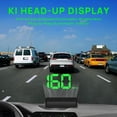 thumbnail image 4 of Head up Display Car GPS Digital Speedometer USB Plug and Play Automatic Brightness Adjustment Large Font Display with Sunshade for Cars Trucks Motorcycles Black 1 Pc, 4 of 6