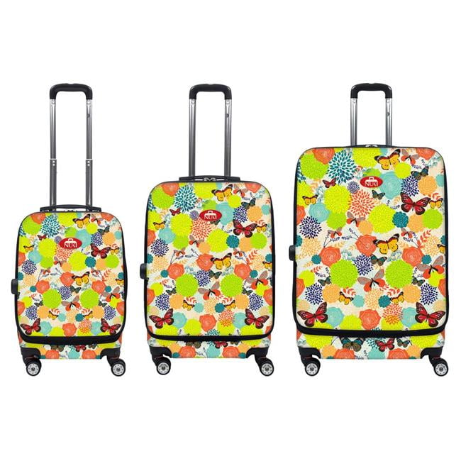 walmart butterfly luggage