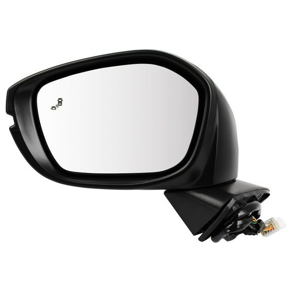 cciyu Driver Side View Mirror Replacement For 2022 2023 2024 2025 For Honda For CIVIC Power, Heated, Blind Spot Detection Replace HO1320351 Black