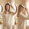 thumbnail image 6 of Cordless Hair Straightener Brush with Cool Air, 5-in-1 Portable Ionic Frizz-Free Straightening Brush, Rechargeable Touch Up On-the-Go Brush, Fast Heating, LED Display, Anti-Scald for Women Travel, 6 of 6