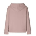thumbnail image 4 of Diufon Womens Plus Size Hoodies Tops Solid Color Sweatshirts Long Sleeve Pullover Tops with Pockets, 4 of 5
