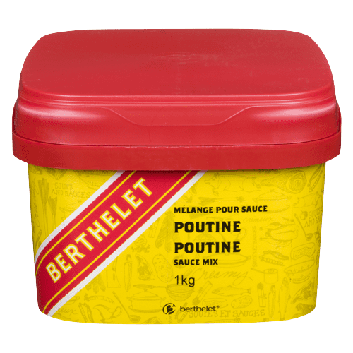 BERTHELET Sauce Mix, Poutine 1kg - Authentic and Flavorful