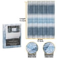 thumbnail image 5 of (3 pack) Ruvanti Shower Curtains 72x72 inch Polyester Cotton Blend, Bathroom Shower Curtain Leeyin Navy Design. Fabric Shower Curtain Washable, Quick Dry, Water Resistant for Home, Farmhouse Shower Curtain, 5 of 8