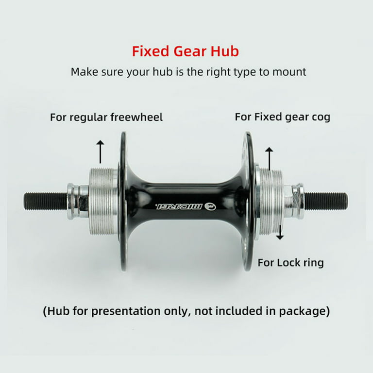13t/14t/15t/16t/17t Fixed Gear Wheel Sprocket With Lock Cycling Accessories For Fixie Track Hub - Walmart.com