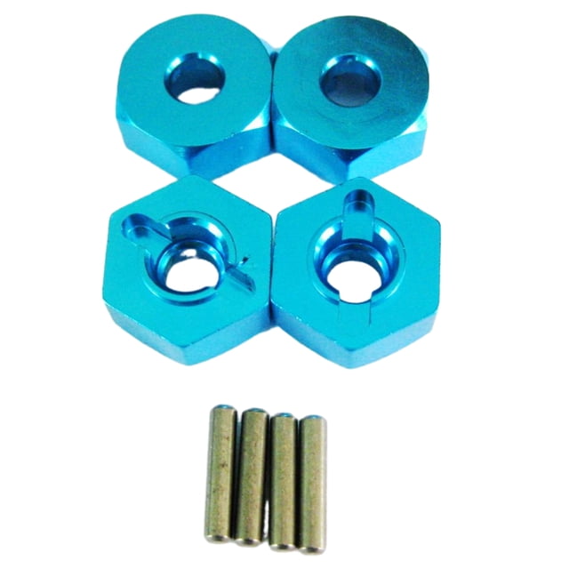 fastboy Roue en Alliage d'Aluminium Support Hexagonal pour 1/10 FS 51805 Pièce de Mise à Niveau RC Tout-Terrain Bleu
