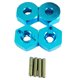 thumbnail image 1 of Vogacara RCGOFFLOW-pieza de coche de control remoto, montaje hexagonal de rueda, adaptador fuerte para 1/10 FS 53633 51805 51806 53625 53632, Kits de construcción modelo Azul, 1 of 6