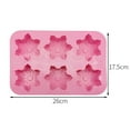 thumbnail image 5 of Mosey Christmas Snowflake Silicone Mold DIY Soap Chocolate Cake Decoration 6 Small Molds for Christmas Party, 5 of 7