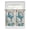 Turquoise Brown, variant on Tier Curtains 45 Inches Long, Teal Crab Coastal Window Treatment Curtain Drapes, Summer Beach Nautical Starfish Retro Window Half Privacy Curtains for Bedroom Bathroom, 42"x45", 2 Panels
