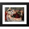 thumbnail image 2 of Lucas Cranach the Elder 18x14 Black Modern Framed Museum Art Print Titled - The Lamentation, 2 of 5