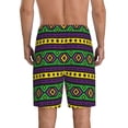 thumbnail image 3 of Daiia Carnival Mardi Gras Mens Woven Stretch Pajama Short,Short Pajama Pants-3X-Large, 3 of 9