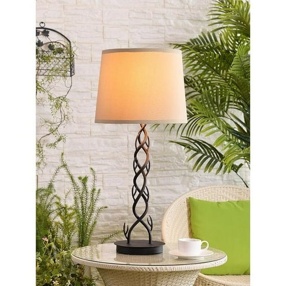 Design Craft Pine Canopy Deschutes Bronze 31 13 Inch Outdoor Floor Lamp
