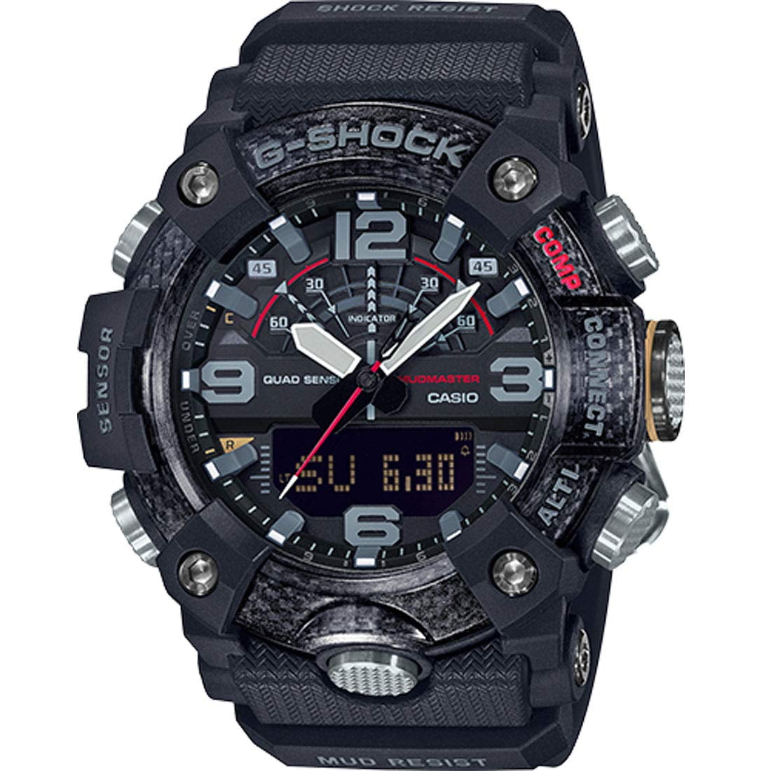 Casio G-Shock MUDMASTER Men's Wristwatch, Radio Wave Solar, 20BAR Water Resistance, Shock-Resistant, Dustproof, Black - Walmart.com Casio G-Shock MUDMASTER Men's Wristwatch, Radio Wave Solar, 20BAR Water Resistance, Shock-Resistant, Dustproof, Black - Walmart.com