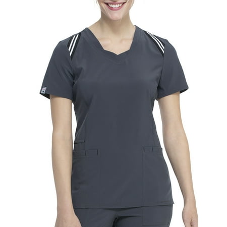 

Scrubstar Premium Collection Women s Active V-Neck Straight Hem Scrub Top
