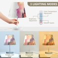 thumbnail image 5 of Wolf Forest Mountain LED Desk Lamp Table Lamp USB Bedside Nightstand Small Lamp for Bedroom Living Room Kids Room, 5 of 8