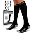 thumbnail image 1 of Calcetines de compresión SB SOX para hombre y mujer, 20-30 mmHg, negro/gris, 1 of 7