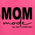 thumbnail image 5 of Wild Bobby, Mom Mode All Day Everyday Mother's Day Unisex Crewneck Sweatshirt, Neon Pink, Large, 5 of 6