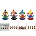 thumbnail image 3 of 4Pcs Clowns Miniatures Décoratifs Mini-Figures Multifonctions Aménagement Paysager Mini-Figures, 3 of 9