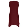 thumbnail image 6 of yillto Womens Plus Size Dress Sleeveless Tank Dress Loose Flowy Cover ups Beach Swimsuit Sundress, 6 of 6