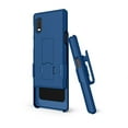 thumbnail image 3 of BELTRON Heavy Duty Case with Swivel Belt Clip for Samsung Galaxy XCover Pro G715 AT&T FirstNet Verizon Features: Secure Fit & Built-in Kickstand Blue, 3 of 8