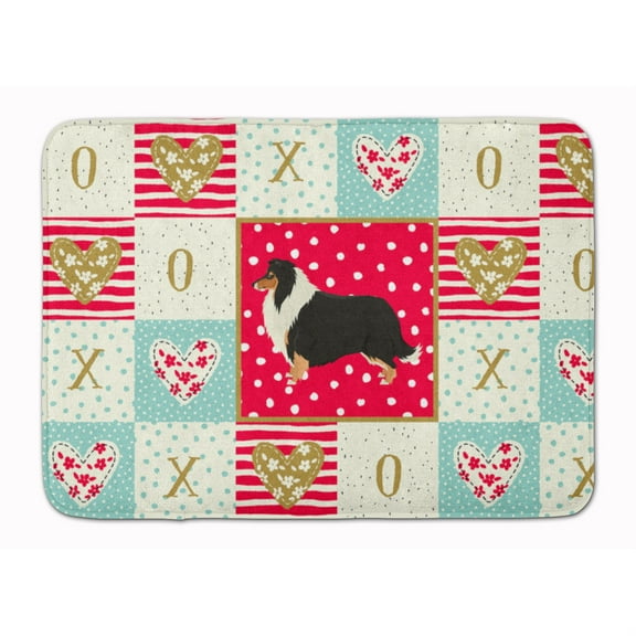 Collie Love Machine Washable Memory Foam Mat