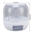 thumbnail image 2 of Grain Dispenser, Grain and Rise Storage Container Kitchen, 360° Rotating Rice and Grain Dispenser, Cereal Dispenser, Rotating Dry Food Dispenser for Lentils, Small Beans, Barley, Millets, 2 of 5