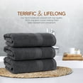 thumbnail image 6 of Utopia Towels 6 Pack Hand Towels, 100% Ring Spun Cotton Kitchen Towel Set, 16x28" Plush and Highly Absorbent For Hotel & Spa, Gym, Face, Hand, Bathroom 620 GSM (Grey), 6 of 9