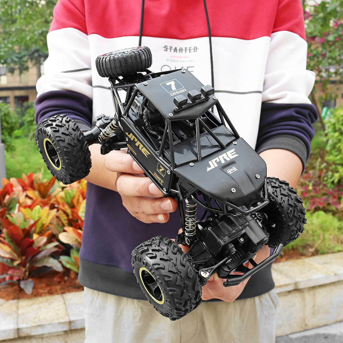 1:16 Alloy Remote Controls Car Monster Trucks, 4WD Climbing RC Cars Off Road, RC Crawler Toys for Boys Kids Gifts - image 9 of 11